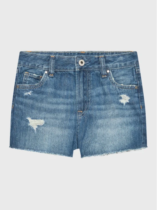 Zdjęcie produktu Pepe Jeans Szorty jeansowe Patty Short PG800783MR1 Niebieski Regular Fit