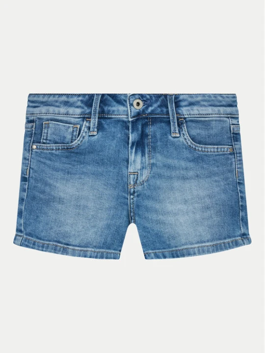 Zdjęcie produktu Pepe Jeans Szorty jeansowe Slim Short Jr PG800860MP0 Niebieski Slim Fit