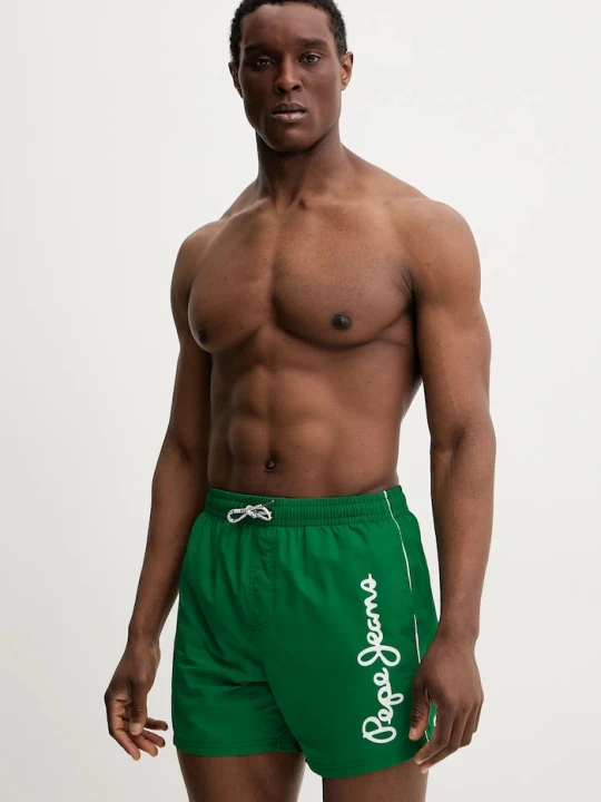 Zdjęcie produktu Pepe Jeans szorty kąpielowe LOGO SWIMSHORT zielony
