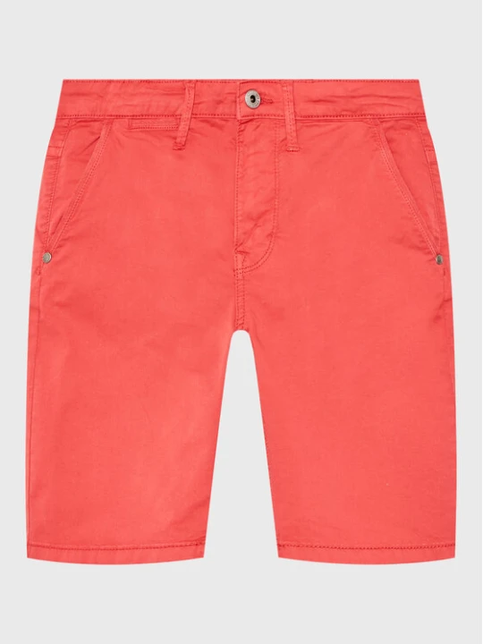 Zdjęcie produktu Pepe Jeans Szorty materiałowe Blueburn Short PB800726C75 Czerwony Regular Fit
