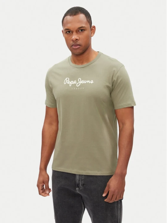Zdjęcie produktu Pepe Jeans T-Shirt Eggo N PM508208 Zielony Regular Fit