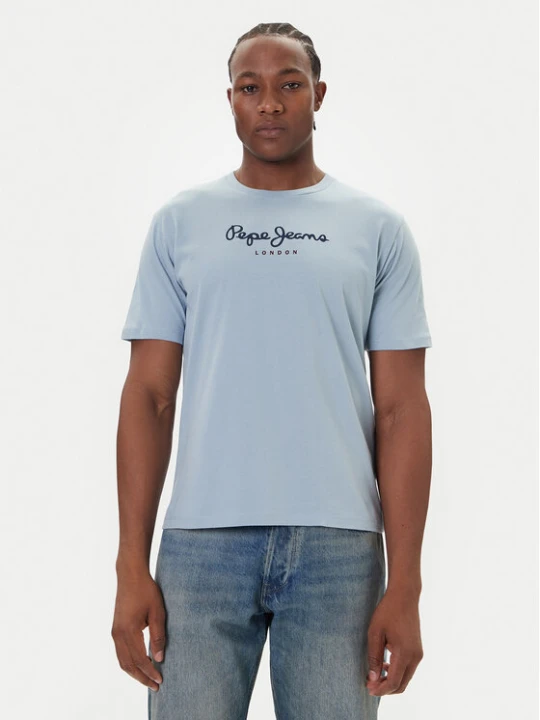 Zdjęcie produktu Pepe Jeans T-Shirt Eggo N PM509979 Niebieski Regular Fit