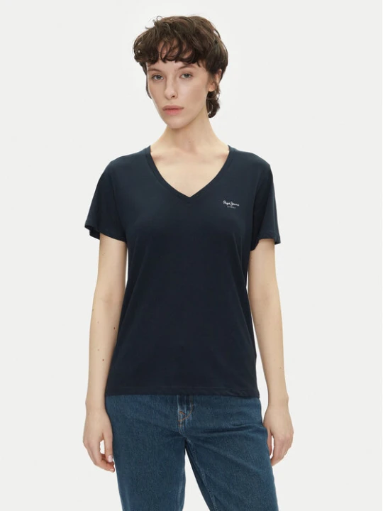 Zdjęcie produktu Pepe Jeans T-Shirt Macy PL506051 Granatowy Regular Fit