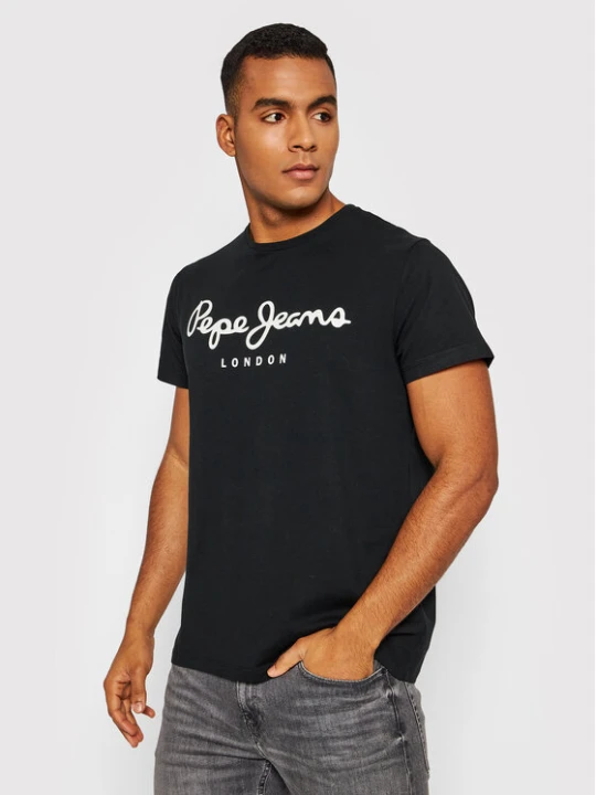 Zdjęcie produktu Pepe Jeans T-Shirt Original PM508210 Czarny Slim Fit