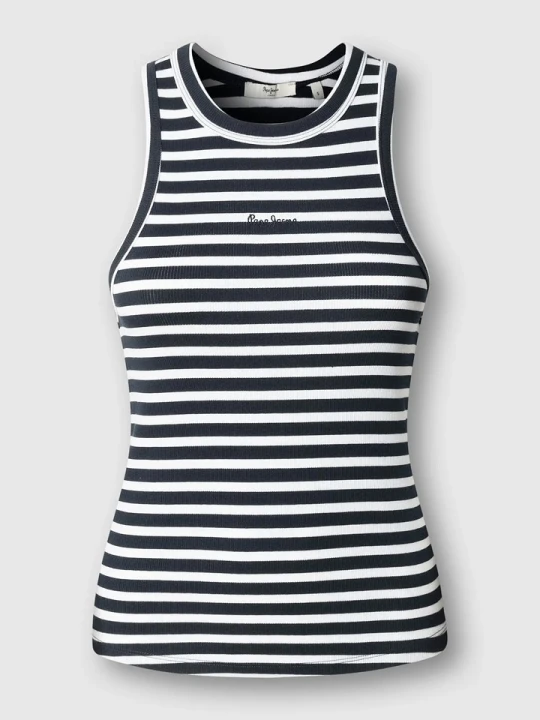 Zdjęcie produktu Pepe Jeans Top "Marian" w kolorze czarno-białym rozmiar: XL