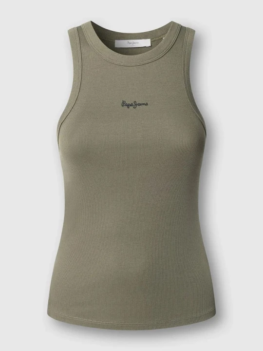 Zdjęcie produktu Pepe Jeans Top "Marian" w kolorze khaki rozmiar: L