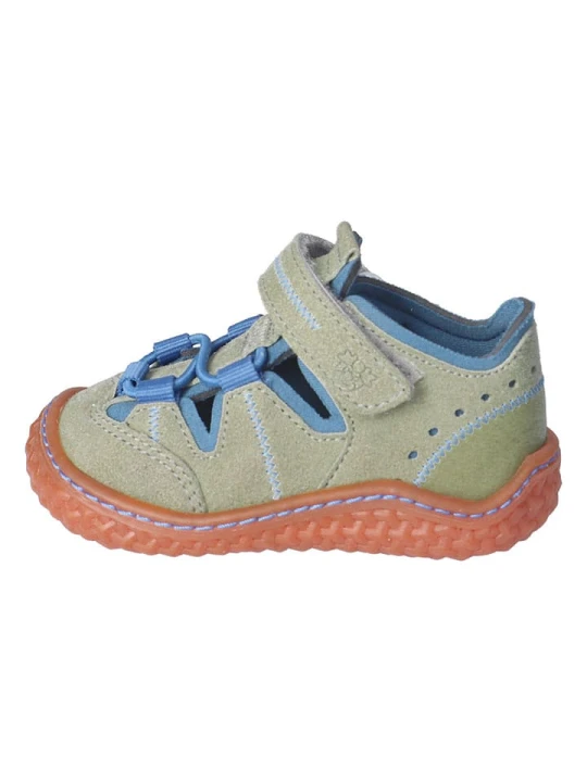 Zdjęcie produktu PEPINO Buty "Jerry" w kolorze zielonym do chodzenia na boso rozmiar: 24