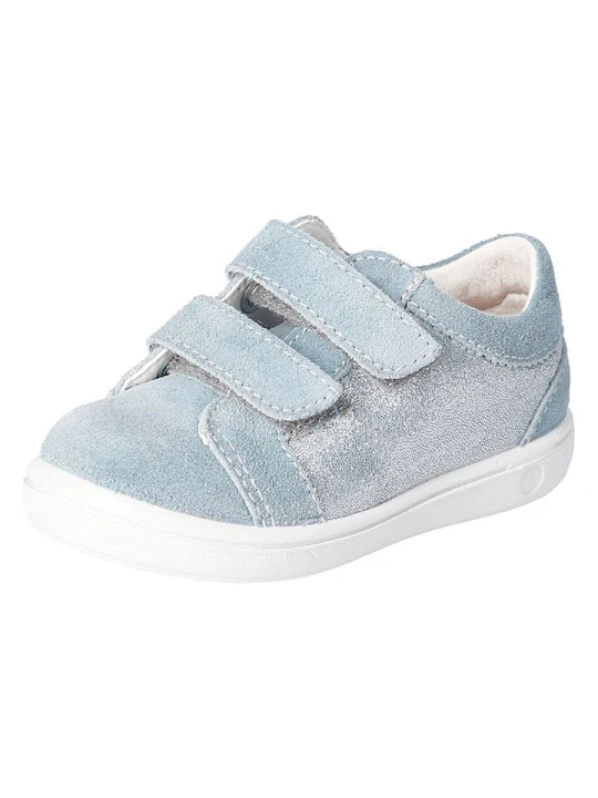 Zdjęcie produktu PEPINO Skórzane sneakersy "Nadja" w kolorze błękitnym rozmiar: 28