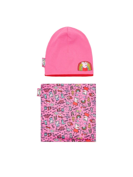 Zdjęcie produktu Peppa Pig Komplet czapka i komin ACCCS-AW24-112PP Różowy