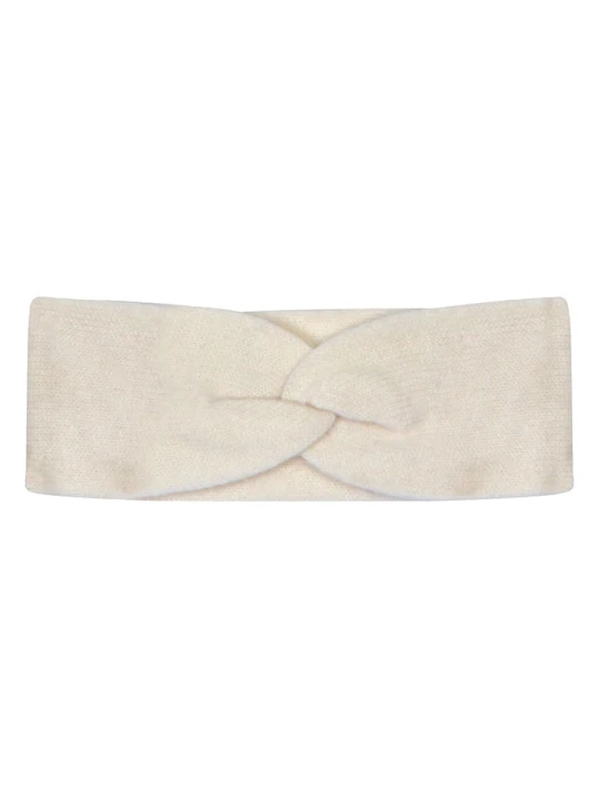 Zdjęcie produktu Perfect Cashmere Kaszmirowa opaska "Javoi" w kolorze kremowym rozmiar: onesize