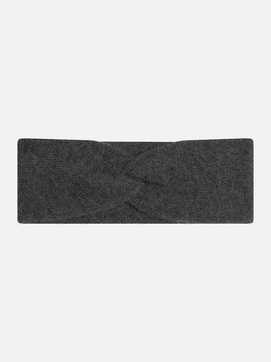 Zdjęcie produktu Perfect Cashmere Kaszmirowa opaska "Namad" w kolorze antracytowym na czoło rozmiar: onesize