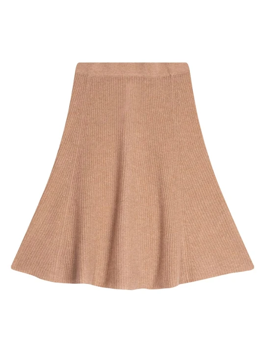 Zdjęcie produktu Perfect Cashmere Kaszmirowa spódnica "Shaw" w kolorze beżowym rozmiar: L