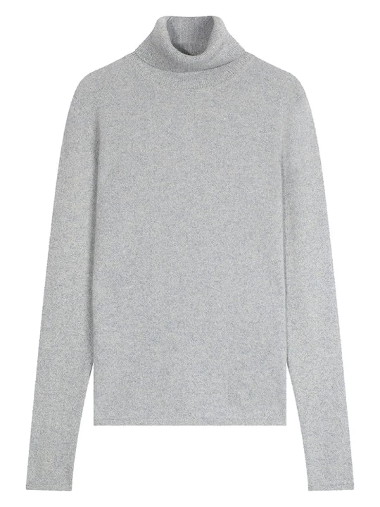 Zdjęcie produktu Perfect Cashmere Kaszmirowy golf "Bise" w kolorze szarym rozmiar: L