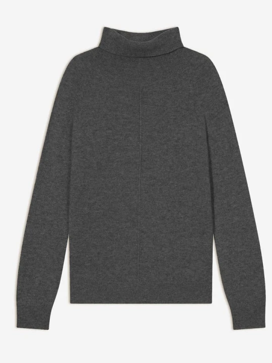 Zdjęcie produktu Perfect Cashmere Kaszmirowy golf "Carrick" w kolorze antracytowym rozmiar: M