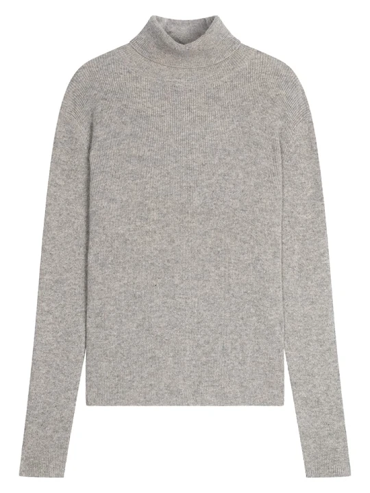 Zdjęcie produktu Perfect Cashmere Kaszmirowy golf "Elly" w kolorze szarym rozmiar: M