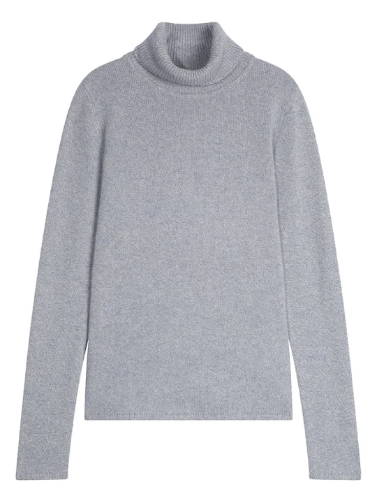 Zdjęcie produktu Perfect Cashmere Kaszmirowy golf "Linda" w kolorze błękitnym rozmiar: M