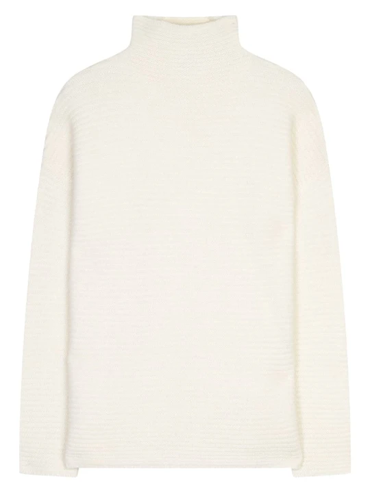 Zdjęcie produktu Perfect Cashmere Kaszmirowy golf "Mairos" w kolorze kremowym rozmiar: XXL