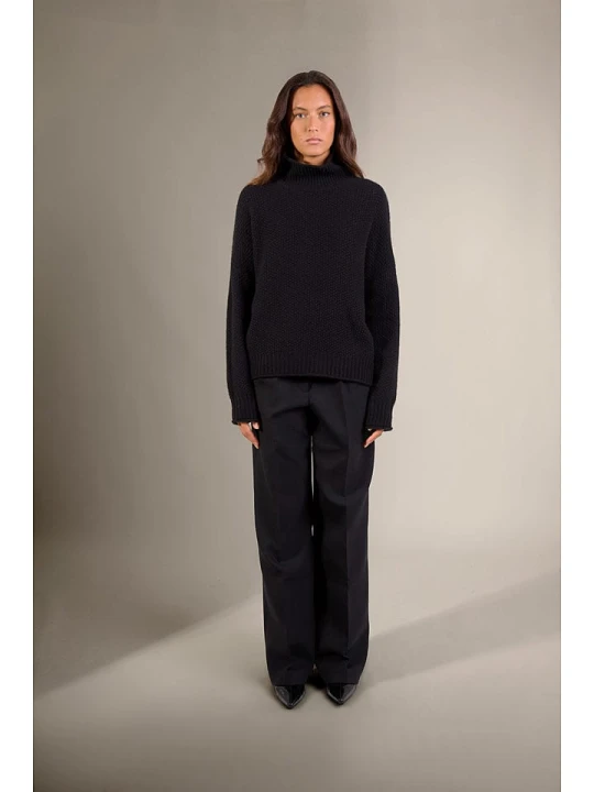 Zdjęcie produktu Perfect Cashmere Kaszmirowy golf "Somba" w kolorze czarnym rozmiar: S