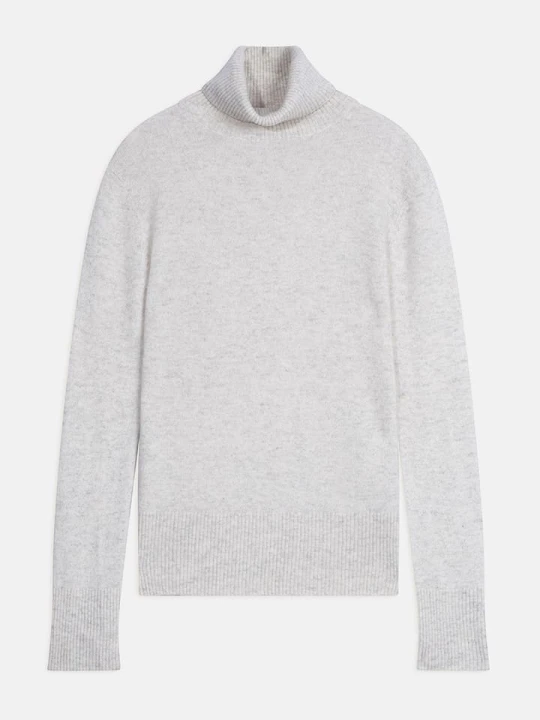 Zdjęcie produktu Perfect Cashmere Kaszmirowy golf "Tracy" w kolorze jasnoszarym rozmiar: M