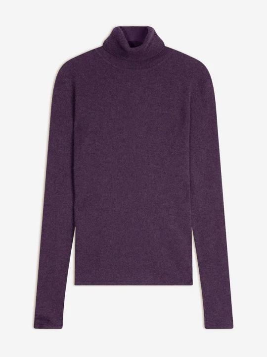 Zdjęcie produktu Perfect Cashmere Kaszmirowy sweter "Ashley" w kolorze fioletowym rozmiar: M