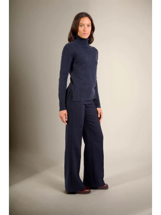 Zdjęcie produktu Perfect Cashmere Kaszmirowy sweter "Fornet" w kolorze granatowym rozmiar: S