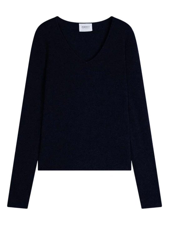 Zdjęcie produktu Perfect Cashmere Kaszmirowy sweter "Galise" w kolorze czarnym rozmiar: S