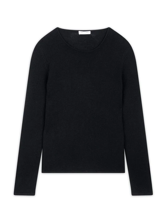 Zdjęcie produktu Perfect Cashmere Kaszmirowy sweter "Marya" w kolorze czarnym rozmiar: XXL