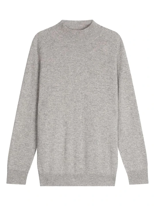 Zdjęcie produktu Perfect Cashmere Kaszmirowy sweter "Raphael" w kolorze szarym rozmiar: M