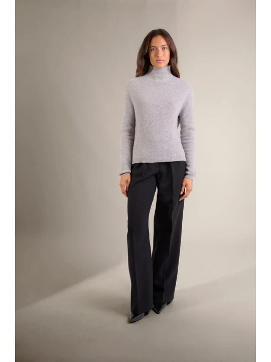 Zdjęcie produktu Perfect Cashmere Kaszmirowy sweter "Ruby" w kolorze szarym rozmiar: M