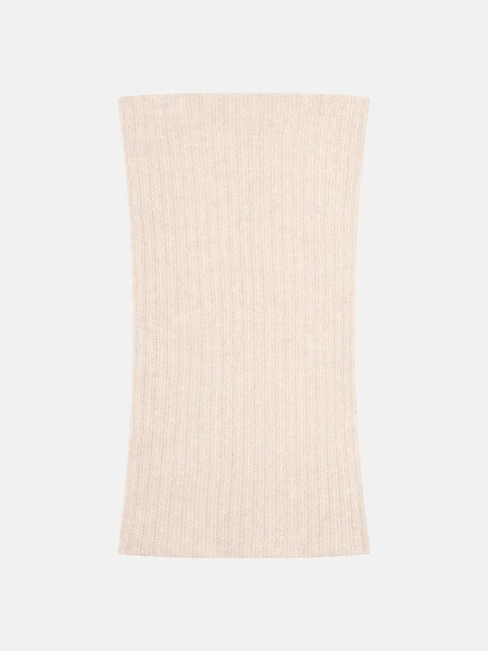 Zdjęcie produktu Perfect Cashmere Kaszmirowy szal-koło "Hutton" w kolorze beżowym - 65 x 50 cm rozmiar: onesize
