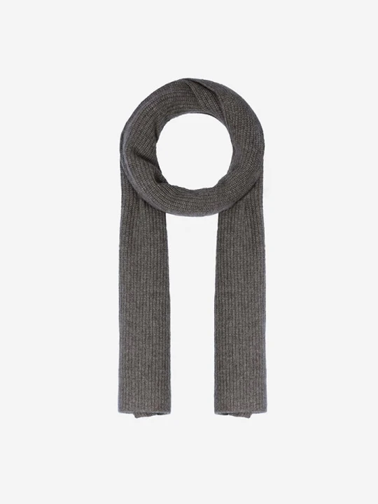 Zdjęcie produktu Perfect Cashmere Kaszmirowy szal "Lea" w kolorze szarym - 180 x 30 cm rozmiar: onesize