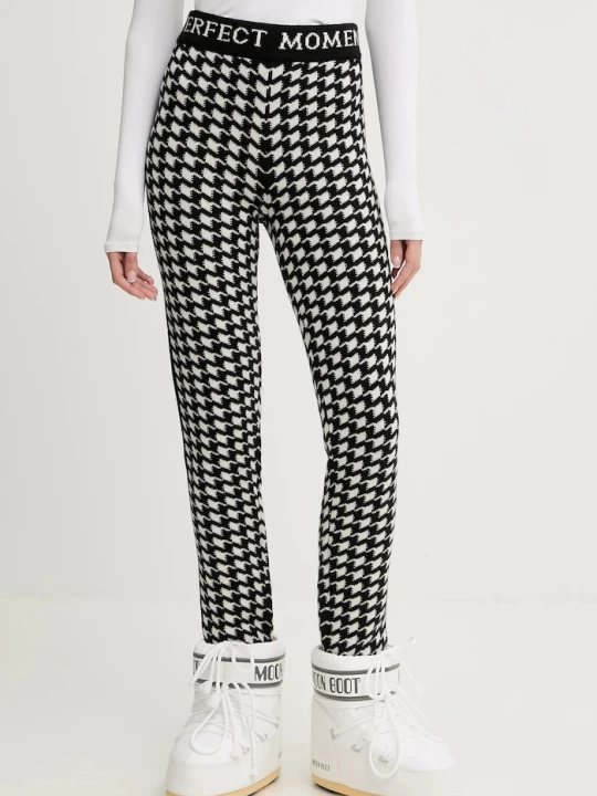 Zdjęcie produktu Perfect Moment legginsy wełniane Houndstooth czarny