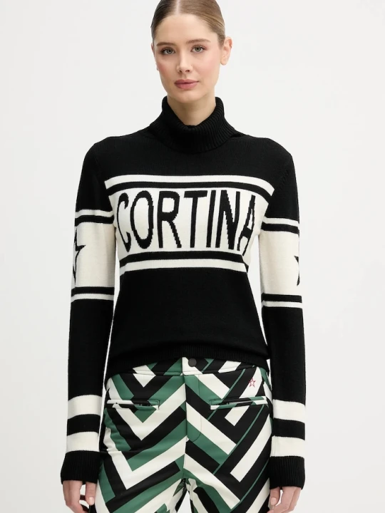 Zdjęcie produktu Perfect Moment sweter wełniany Cortina czarny