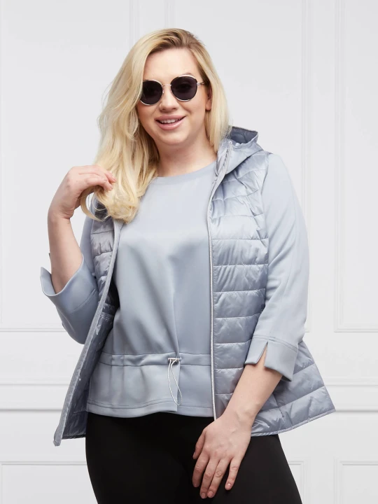 Zdjęcie produktu Persona by Marina Rinaldi Bezrękawnik PAGLIA Plus size| Regular Fit błękitny
