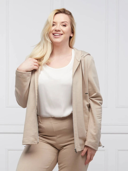 Zdjęcie produktu Persona by Marina Rinaldi Bluza OIL Plus size | Regular Fit beżowy