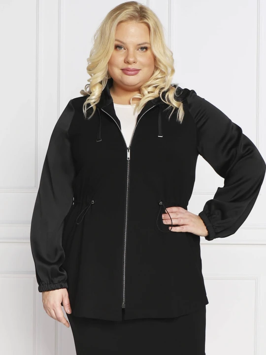Zdjęcie produktu Persona by Marina Rinaldi Bluza OPEN plus size | Regular Fit czarny
