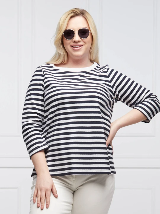 Zdjęcie produktu Persona by Marina Rinaldi Bluzka OPALE Plus size | Straight fit biały