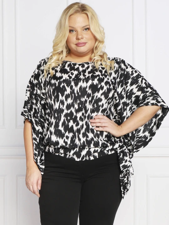 Zdjęcie produktu Persona by Marina Rinaldi Bluzka SALTO Plus size | Regular Fit czarny