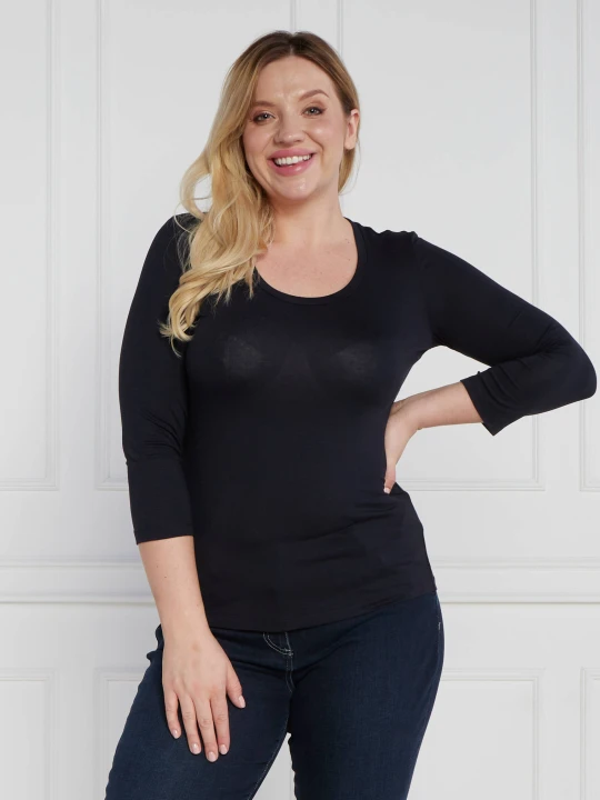 Zdjęcie produktu Persona by Marina Rinaldi Bluzka VANNA | Regular Fit granatowy