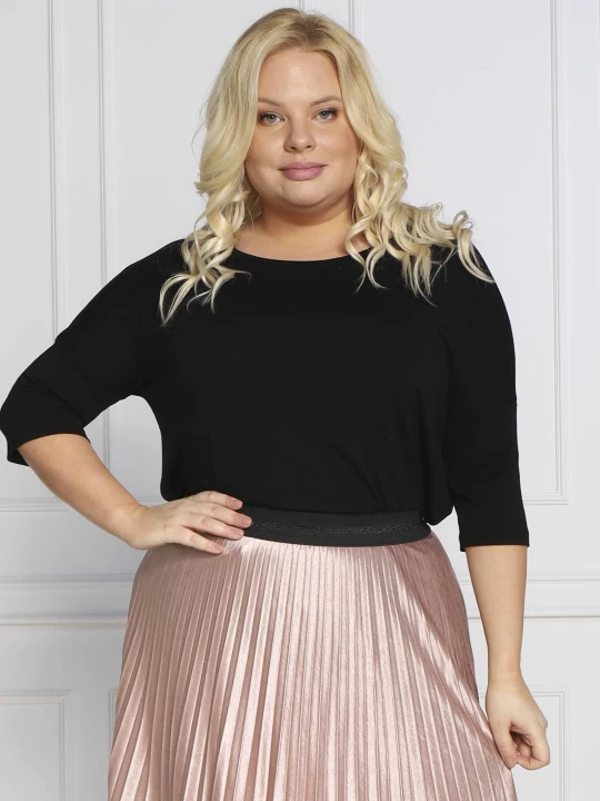 Zdjęcie produktu Persona by Marina Rinaldi Bluzka VILMA plus size | Regular Fit czarny