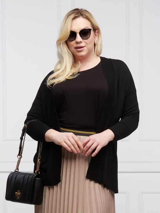 Zdjęcie produktu Persona by Marina Rinaldi Kardigan MENTA Plus size | Relaxed fit czarny