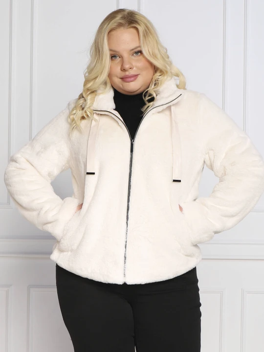 Zdjęcie produktu Persona by Marina Rinaldi Kurtka ECCELSO Plus size| Regular Fit biały