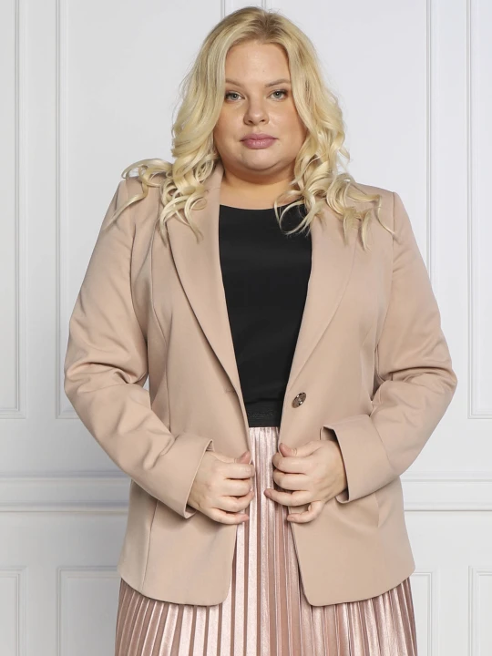 Zdjęcie produktu Persona by Marina Rinaldi Marynarka CASA plus size | Regular Fit różowy
