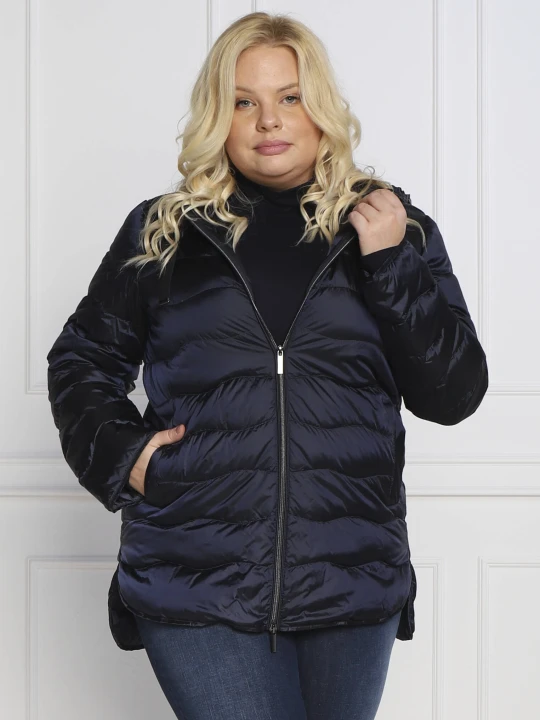 Zdjęcie produktu Persona by Marina Rinaldi Puchowa kurtka Palmeto Plus size | Regular Fit granatowy