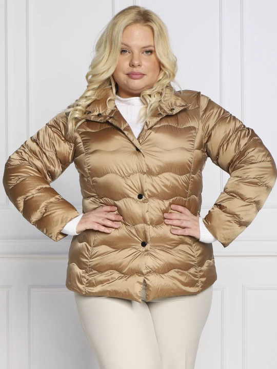 Zdjęcie produktu Persona by Marina Rinaldi Puchowa kurtka PAPAIA Plus Size | Regular Fit złoty