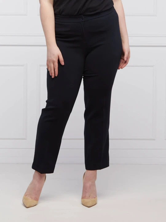 Zdjęcie produktu Persona by Marina Rinaldi Spodnie cygaretki REGINA Plus size | Regular Fit granatowy