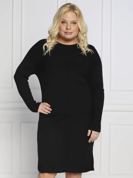 Zdjęcie produktu Persona by Marina Rinaldi Sukienka GENESI plus size | z dodatkiem wełny czarny