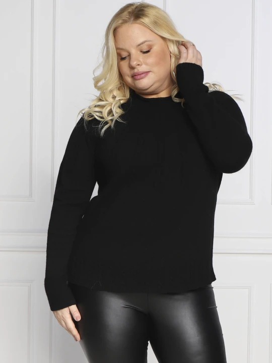 Zdjęcie produktu Persona by Marina Rinaldi Sweter AIRONE plus size | Regular Fit | z dodatkiem wełny i kaszmiru czarny