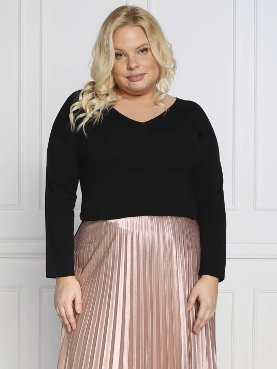 Zdjęcie produktu Persona by Marina Rinaldi Sweter VILMA plus size | Regular Fit czarny