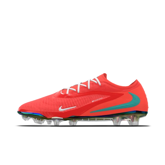 Zdjęcie produktu Personalizowane korki piłkarskie na twardą murawę Nike Phantom 6 Low Elite By You - Czerwony